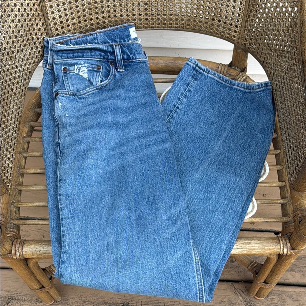 Abercrombie & Fitch High Rise Blue Jeans